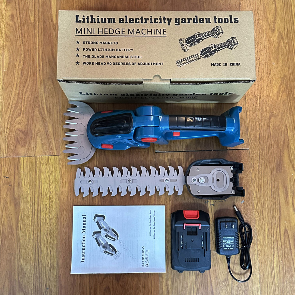 Compact Battery-Powered Hedge Trimmer - Lamylie