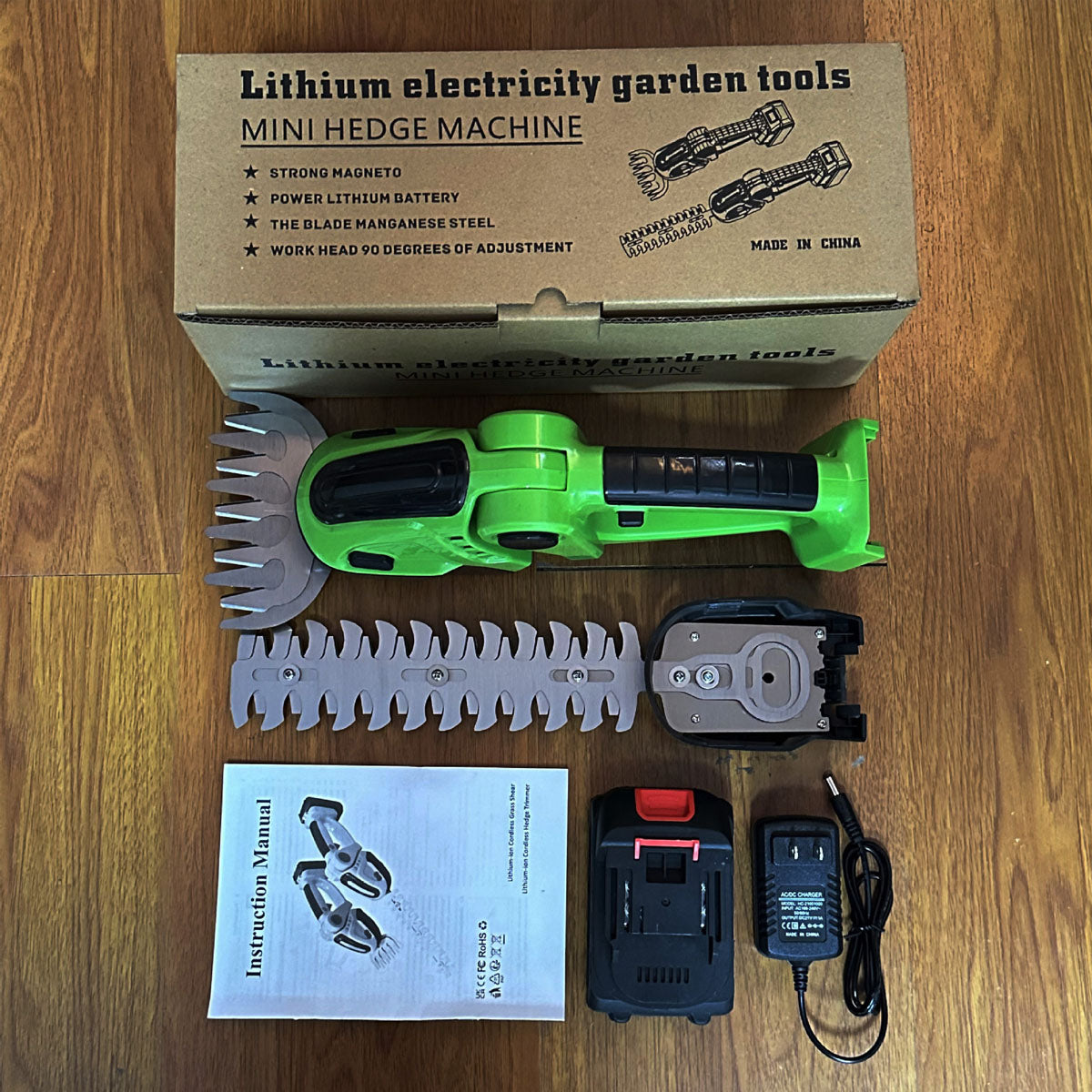 Compact Battery-Powered Hedge Trimmer - Lamylie