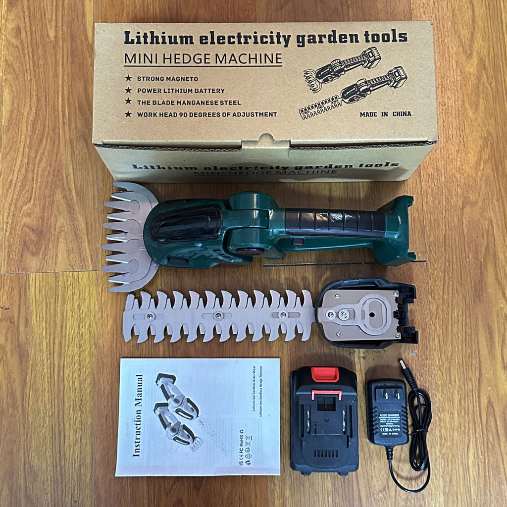 Compact Battery-Powered Hedge Trimmer - Lamylie