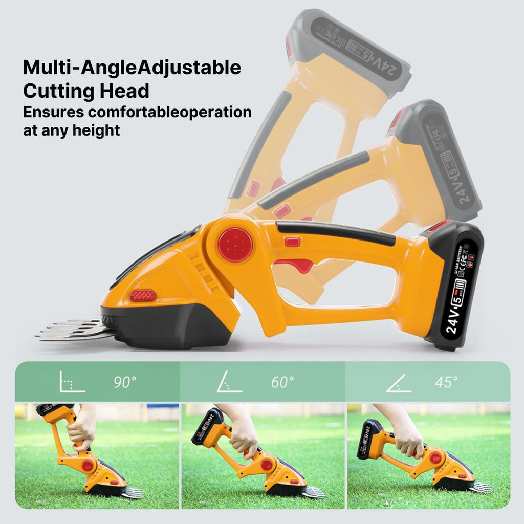 Compact Battery-Powered Hedge Trimmer - Lamylie