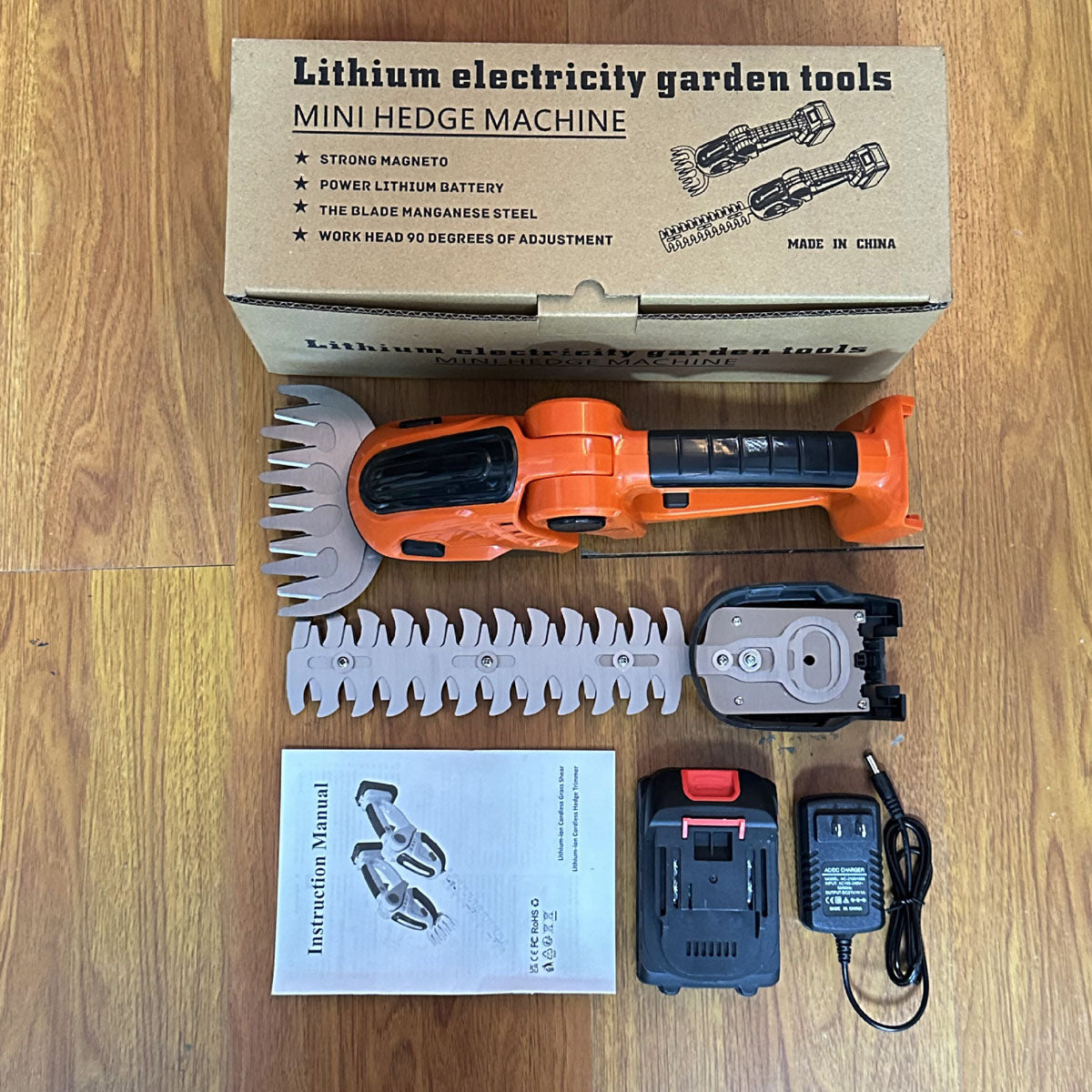 Compact Battery-Powered Hedge Trimmer - Lamylie