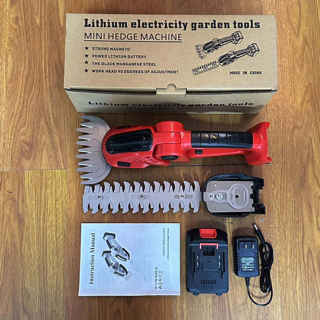 Compact Battery-Powered Hedge Trimmer - Lamylie