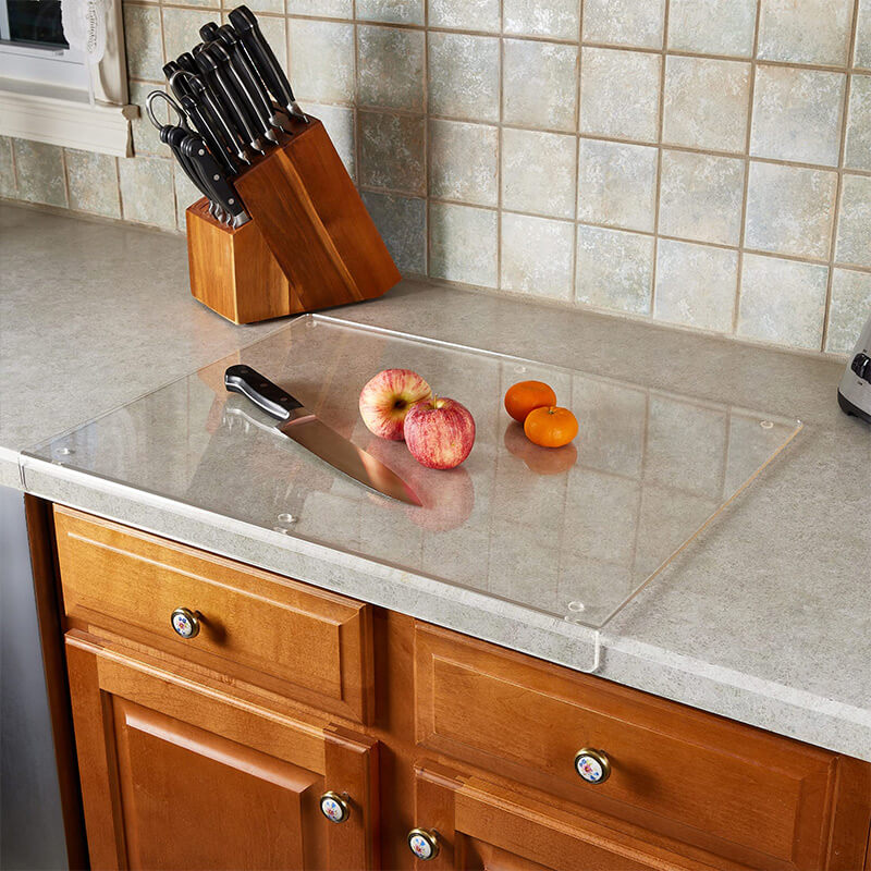 Glass Cutting Board with Non-Slip Base – Safe Surface for Food Prep - Lamylie