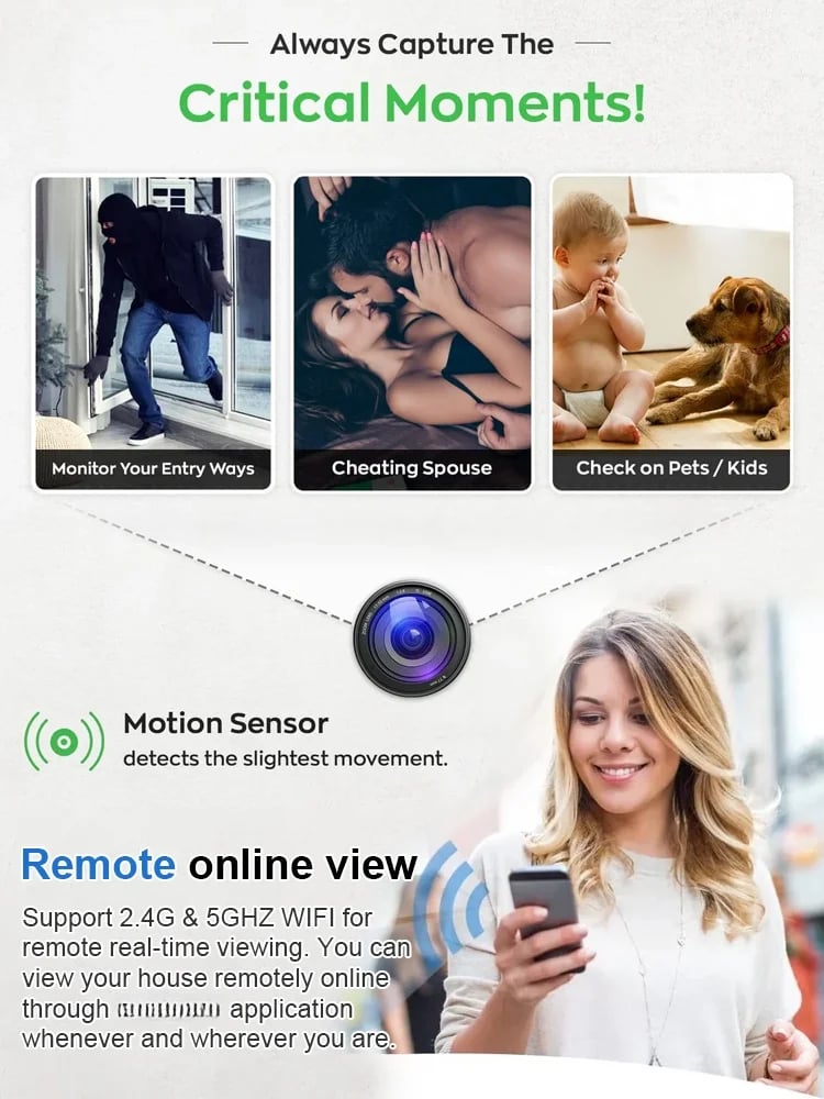 Night Vision Security Camera – ShadowGuard Pro Model - Lamylie