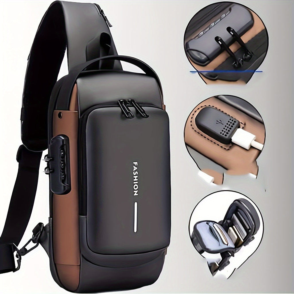 Securegear diebstahlsichere Umhängetasche – klassisches minimalistisches Design