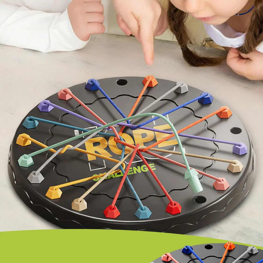 Gioco del cordino con enigma logico – Stimola concentrazione e destrezza per tutte le età - Lamylie