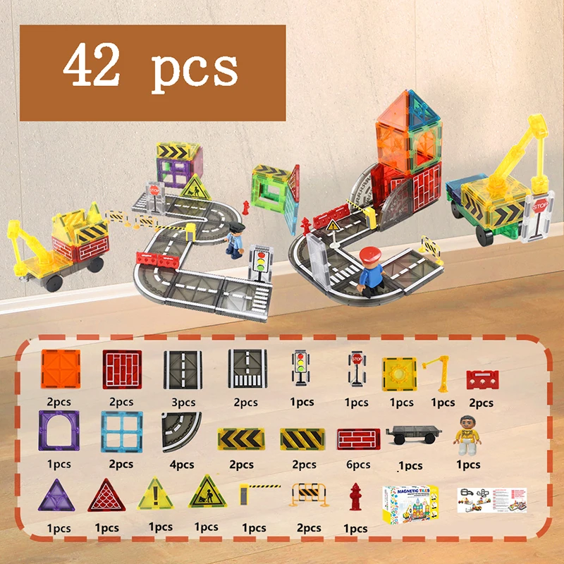 Magnetisches Spielset – regt fantasievolles Spielen an und stärkt Geist und Herz – Lamylie