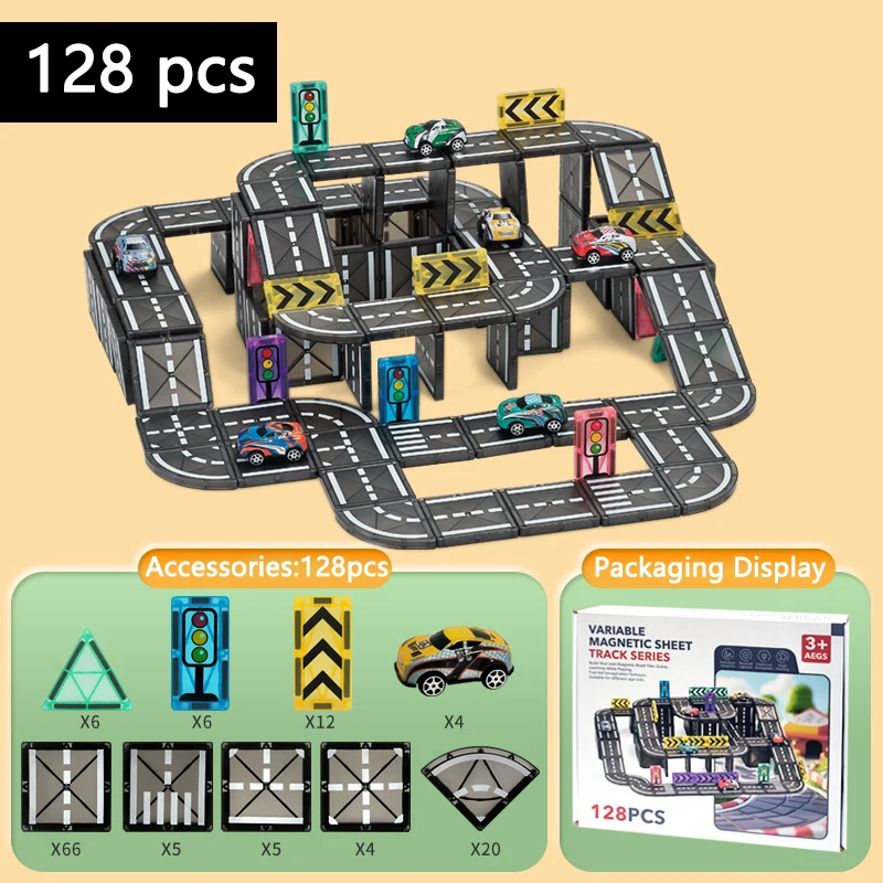Magnetisches Spielset – regt fantasievolles Spielen an und stärkt Geist und Herz – Lamylie