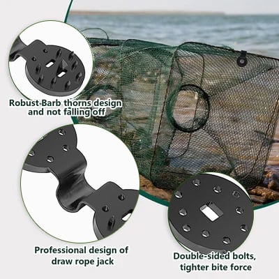 Clips métalliques pour une fixation sûre – Imperméables et résistants au vent – Lamylie