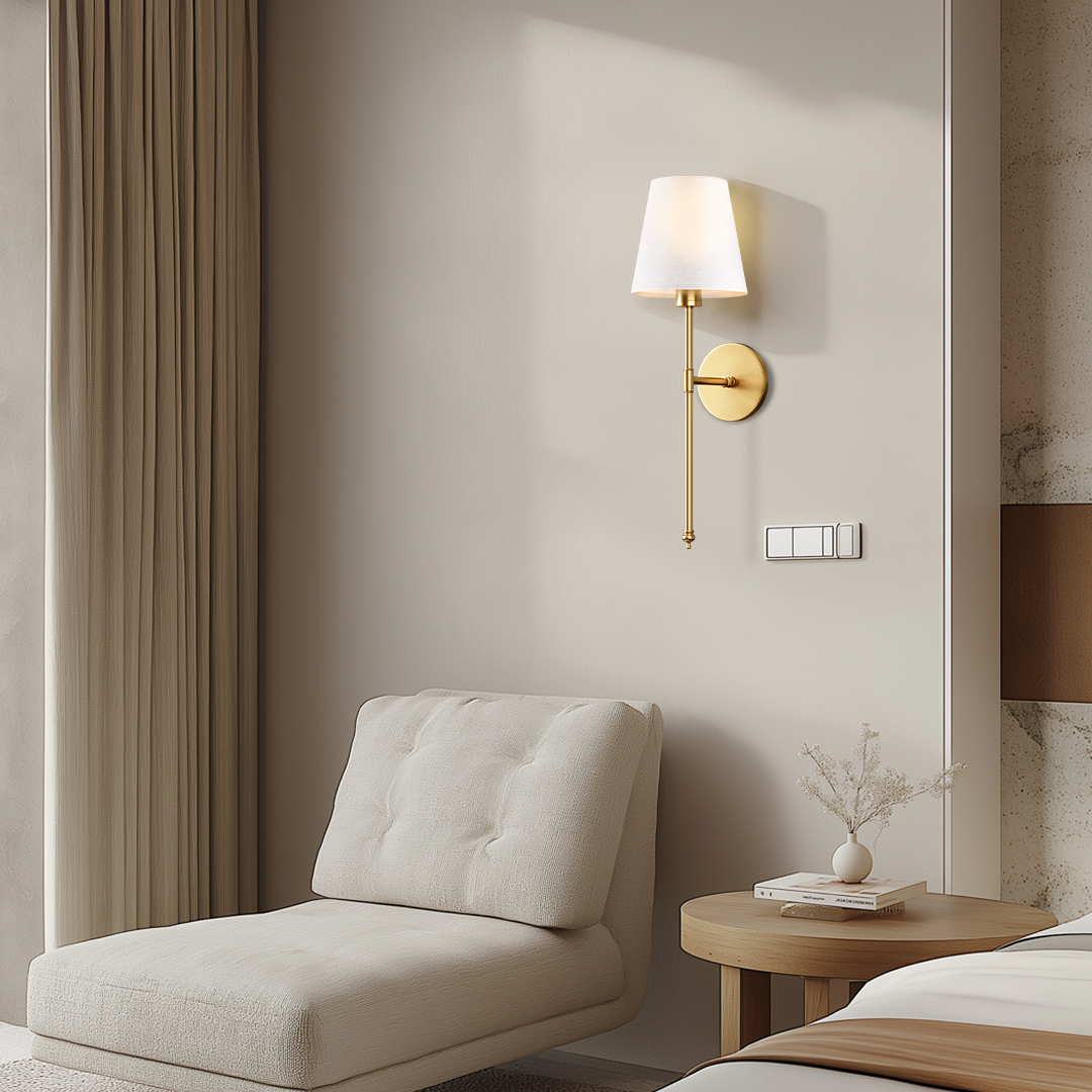 Cordless Wall Light with Remote – Drill-Free Installation - Lamylie