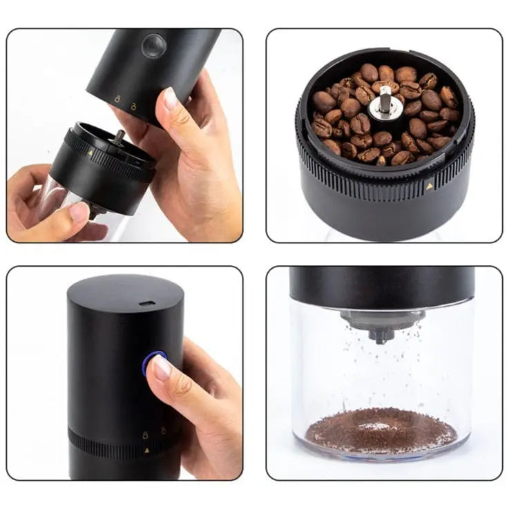 Moulin à café électrique | Réglages de mouture variables | Rechargeable par USB | KaffeeKompakt - Lamylie