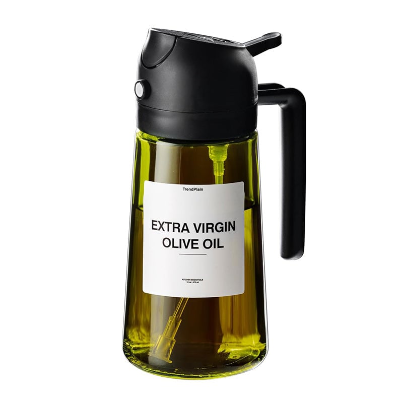 Dispensador y pulverizador de aceite de vidrio de doble función para la cocina - Lamylie