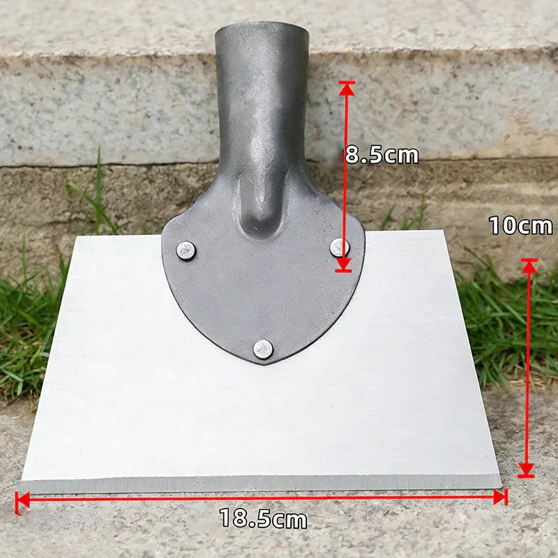 Garden Hoe | Broad Steel Blade | Push & Pull | WeedScrape - Lamylie