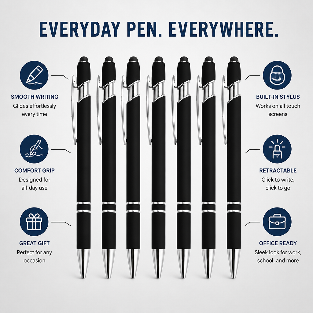 CheekyClick Stylus Pen Set — Turn Every Task Into a Smooth, Smile-Powered Win - Lamylie