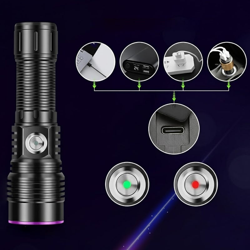 Descubra detalhes ocultos com uma luz UV brilhante - Lamylie