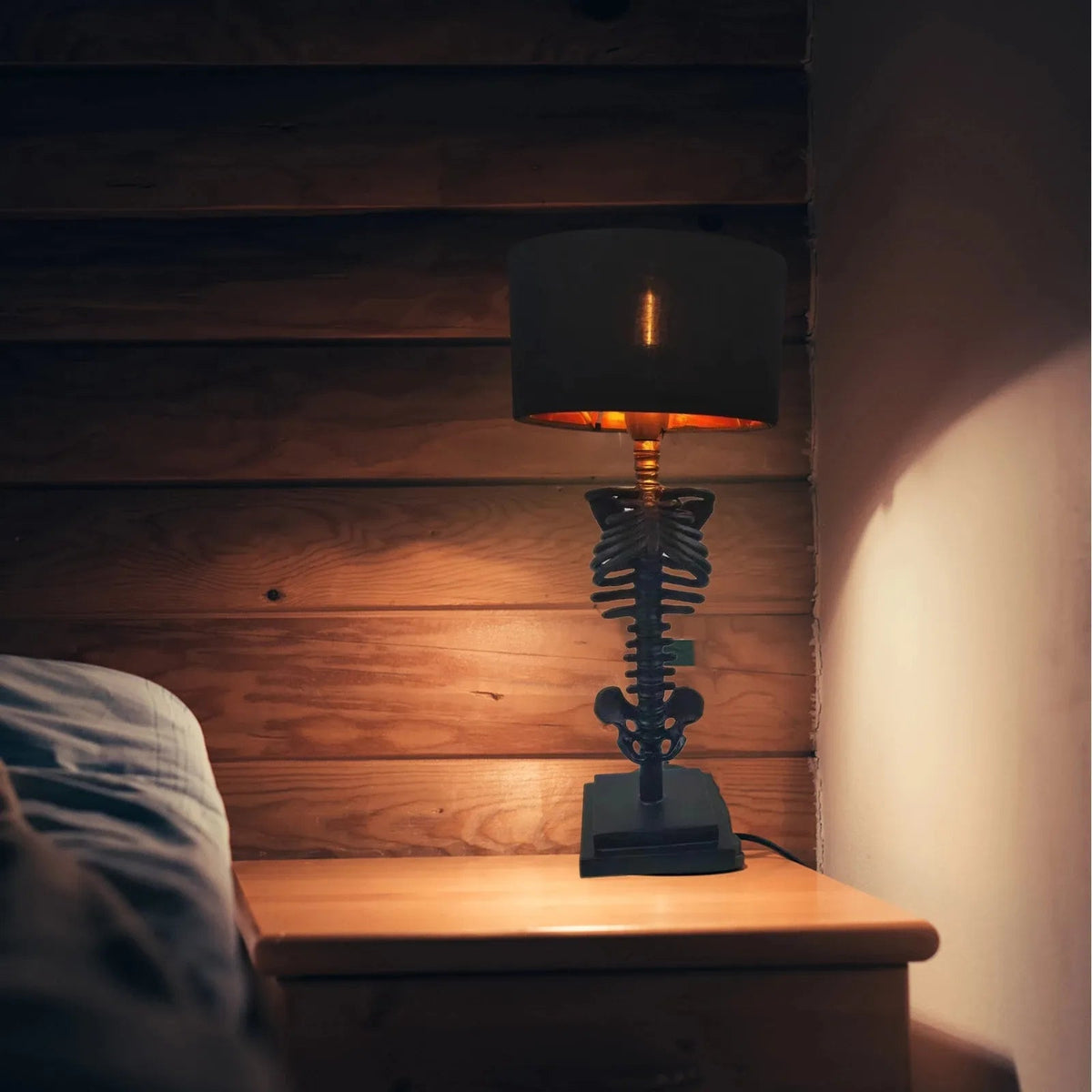 Lampada da tavolo gotica a forma di teschio - Lamylie