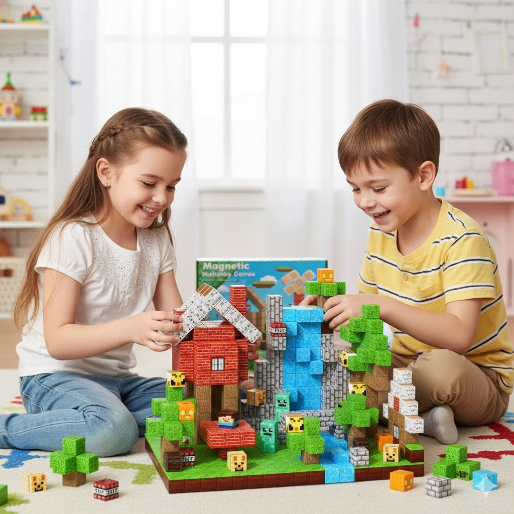 BrilliBlocks - Stimuleer creatief talent met elke magnetische klik - Lamylie