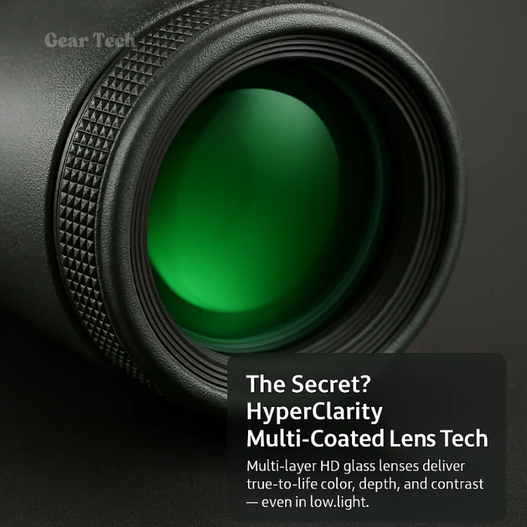 Monoculaire compact avec zoom ultra-puissant 600x | Lentille HD, léger, idéal pour la randonnée, l’observation des oiseaux et les événements sportifs - Lamylie