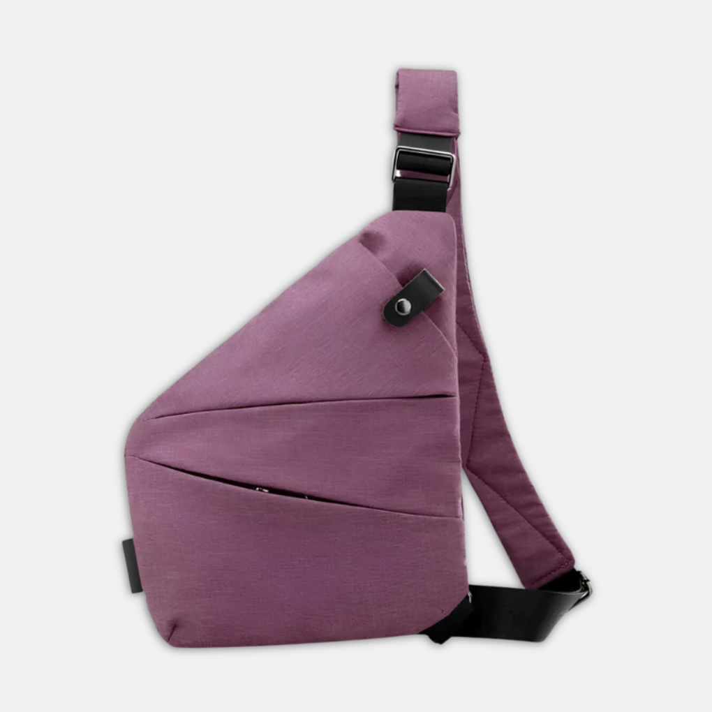 Crossbody-organiserväska med dolda dragkedjor | Säker reseväska med RFID-skydd | Stöldskyddad och vattenavvisande – Lamylie