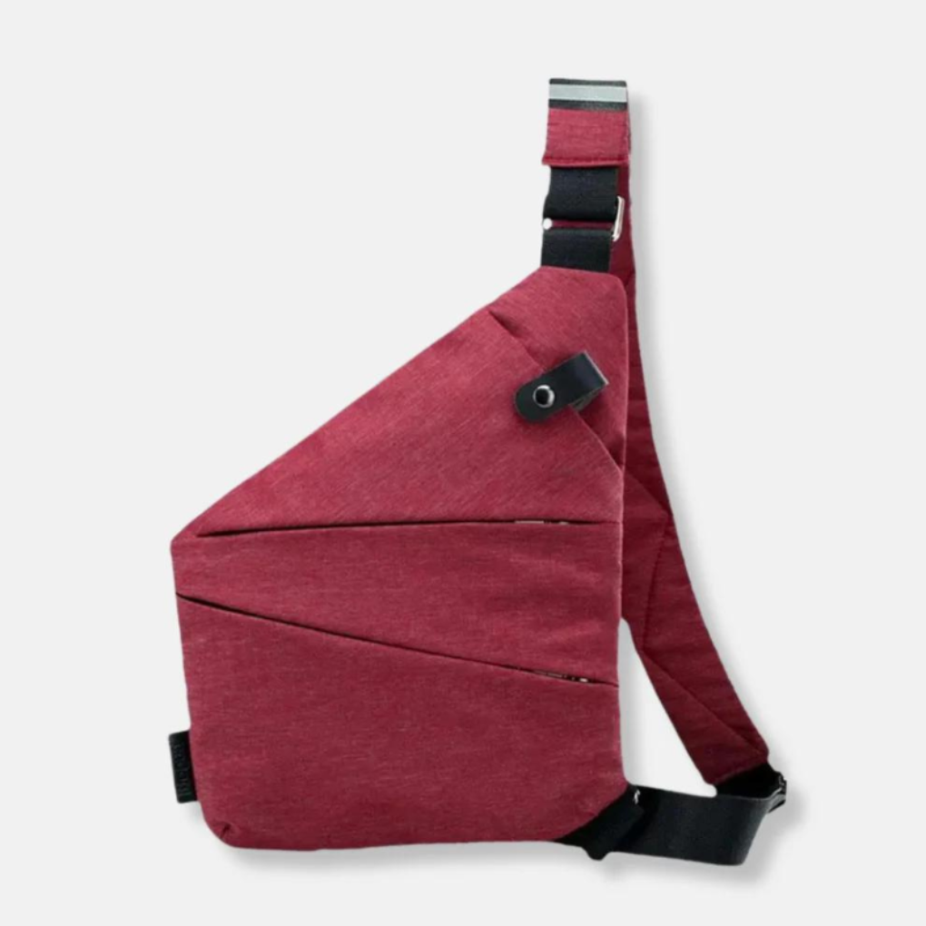 Crossbody-organiserväska med dolda dragkedjor | Säker reseväska med RFID-skydd | Stöldskyddad och vattenavvisande – Lamylie