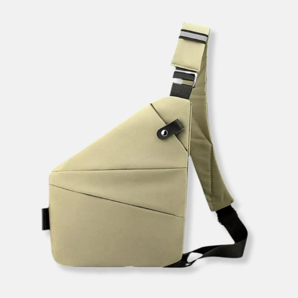 Crossbody-organiserväska med dolda dragkedjor | Säker reseväska med RFID-skydd | Stöldskyddad och vattenavvisande – Lamylie