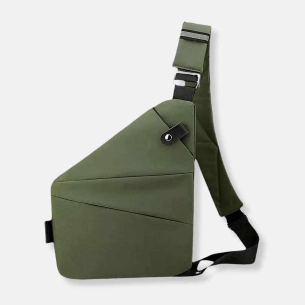 Crossbody-organiserväska med dolda dragkedjor | Säker reseväska med RFID-skydd | Stöldskyddad och vattenavvisande – Lamylie
