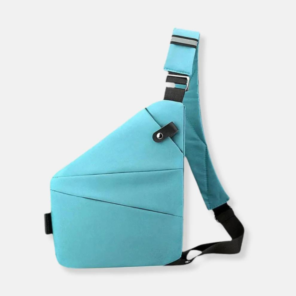 Crossbody-organiserväska med dolda dragkedjor | Säker reseväska med RFID-skydd | Stöldskyddad och vattenavvisande – Lamylie
