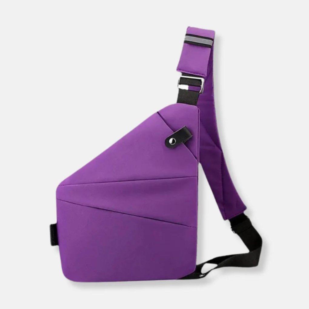 Crossbody-organiserväska med dolda dragkedjor | Säker reseväska med RFID-skydd | Stöldskyddad och vattenavvisande – Lamylie