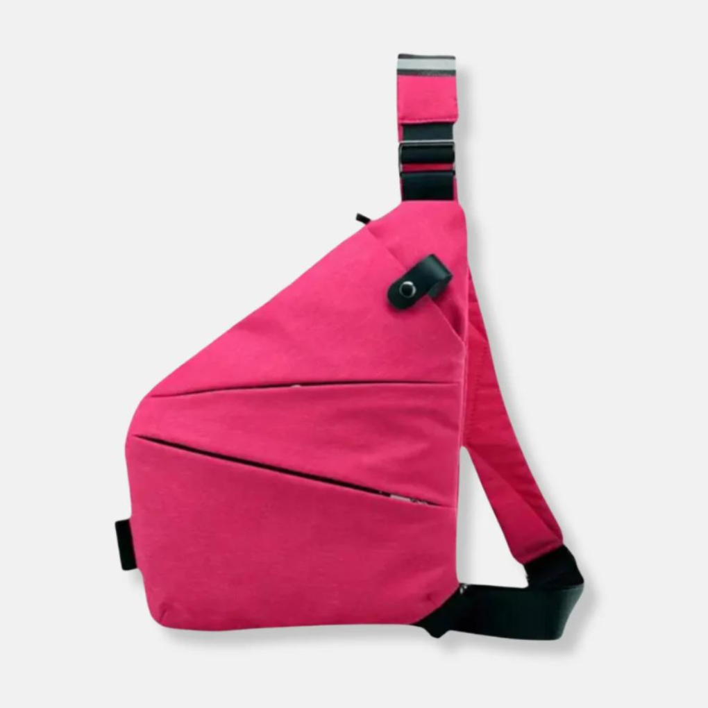 Crossbody-organiserväska med dolda dragkedjor | Säker reseväska med RFID-skydd | Stöldskyddad och vattenavvisande – Lamylie