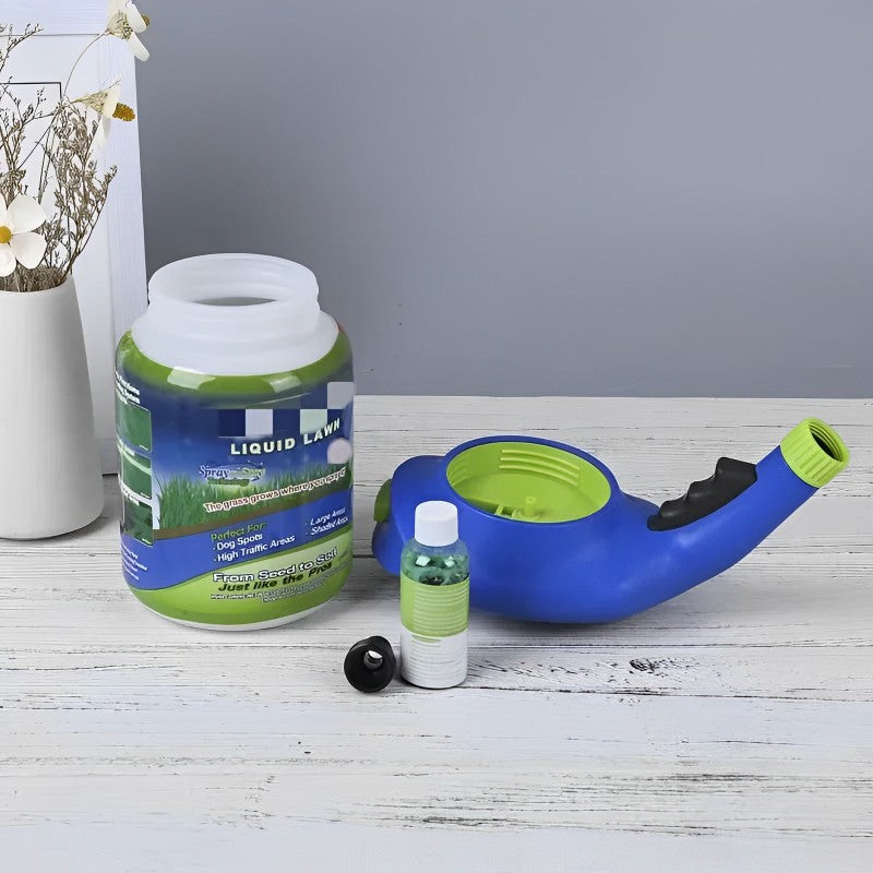 Flytende plenfrøspray – hydroseedingsystem for bare flekker og reparasjon av plen – Lamylie