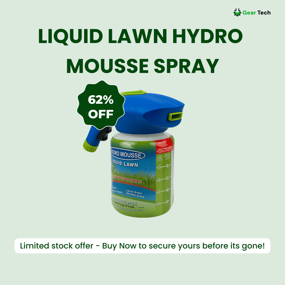 Flytende plenfrøspray – hydroseedingsystem for bare flekker og reparasjon av plen – Lamylie