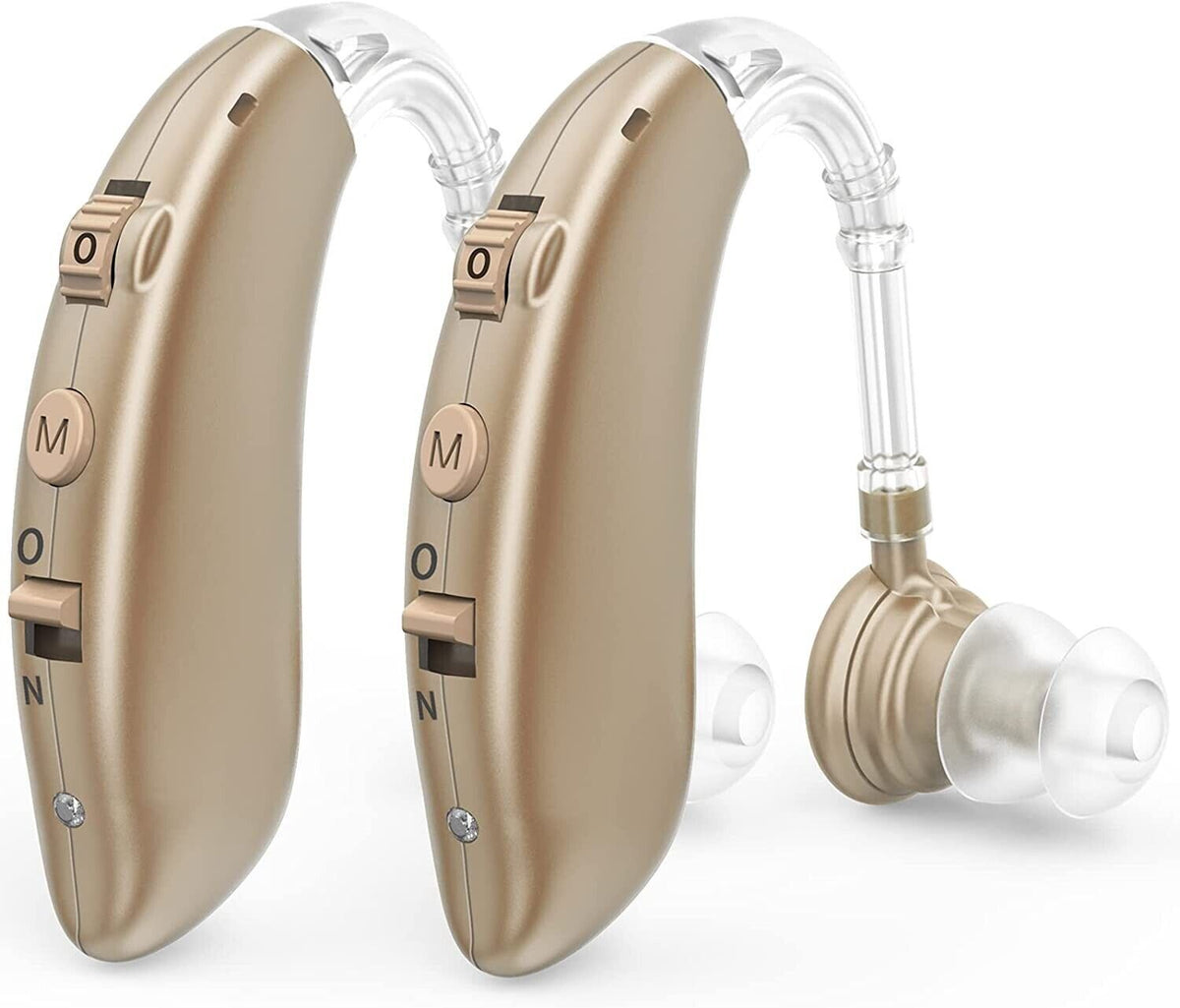 Apparecchio acustico digitale ricaricabile retroauricolare con riduzione del rumore per un suono chiaro e il massimo comfort - Lamylie