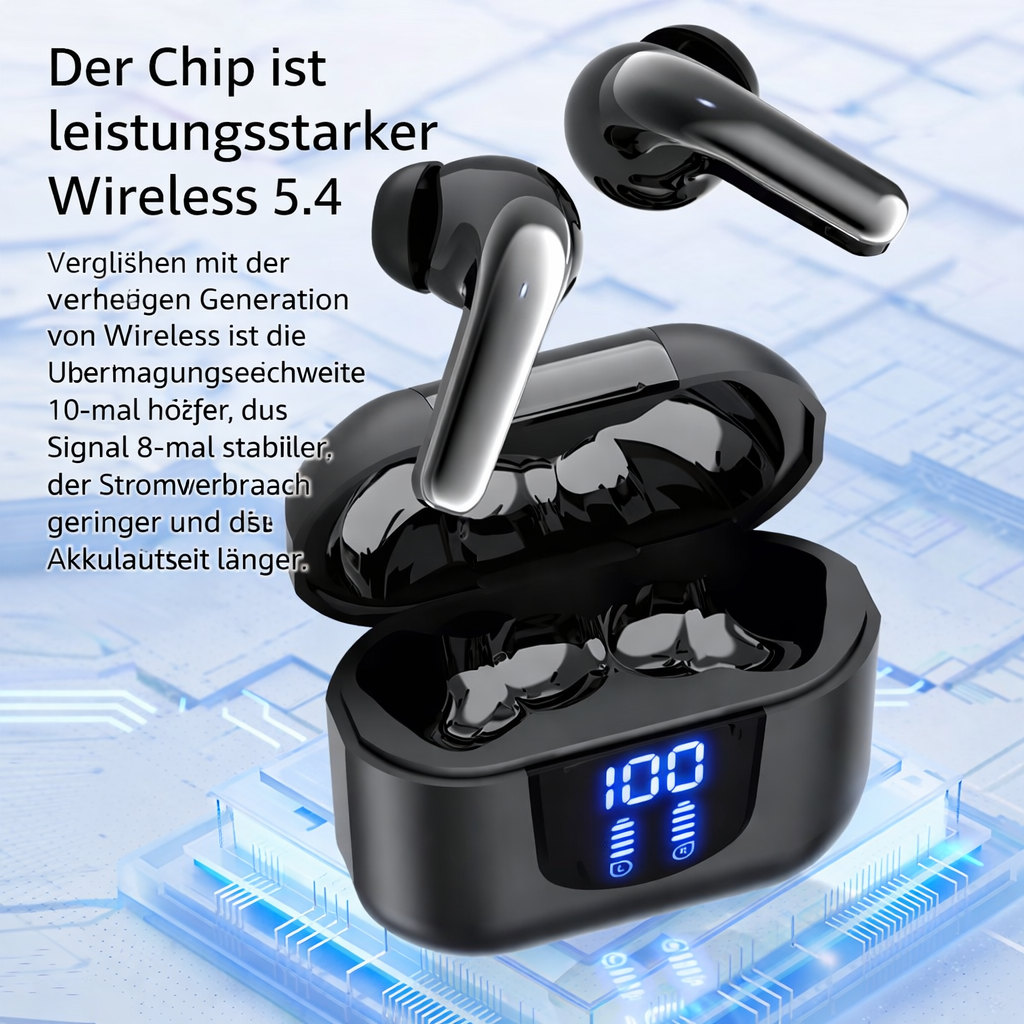 Headphones | Wireless Earbuds | Extended Battery Life & Crisp Audio | Auralyx Pods - Lamylie