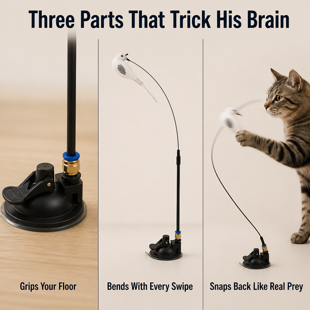 FeliFrenzy — Stick It Down, Walk Away, Watch Your Cat Hunt for Hours - Lamylie