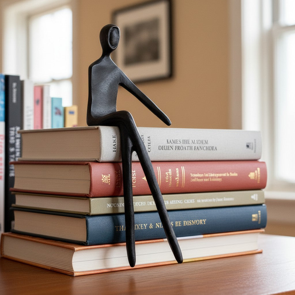 Geometrische Eisen-Hundeskulptur | Minimalistische Dekorationsskulptur für Schreibtisch - Lamylie