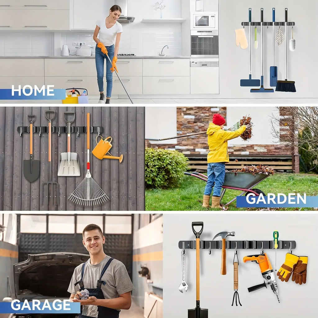 Εξοικονόμησης χώρου επίτοιχος οργανωτής UtilityPro — Ανθεκτική βάση βαρέος τύπου με προστασία από τη σκουριά