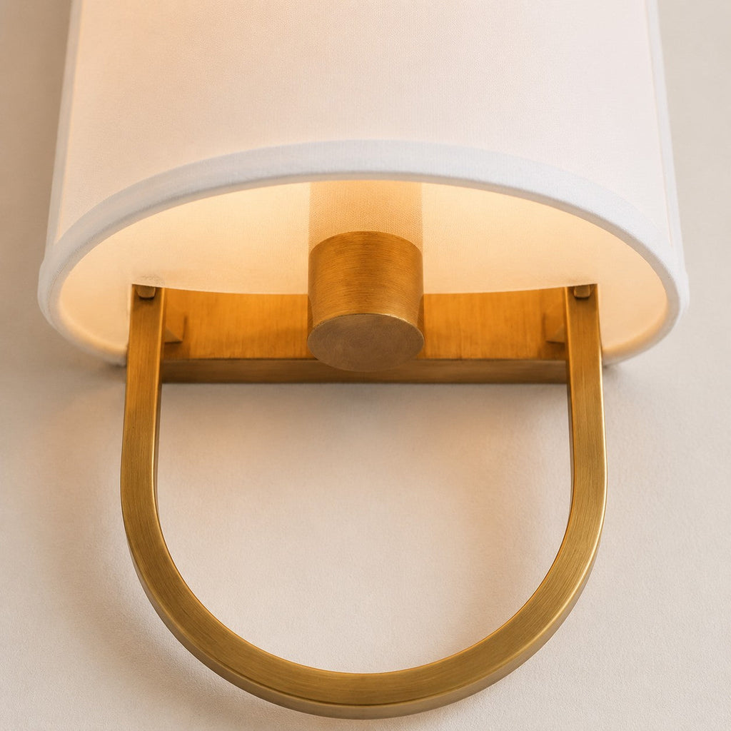 Wall Lamp Fabric Shade | Modern Bedroom Wall Lighting for Cozy Ambiance - Lamylie