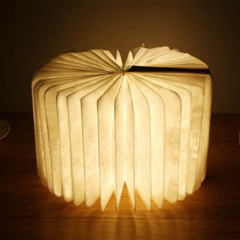 Compact Foldable LED Reading Lamp – Rechargeable with Stepless Brightness Control - Lamylie