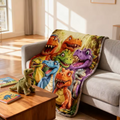 Cozy Dinosaur Blanket for Peaceful Nights and Happy Kids - Lamylie