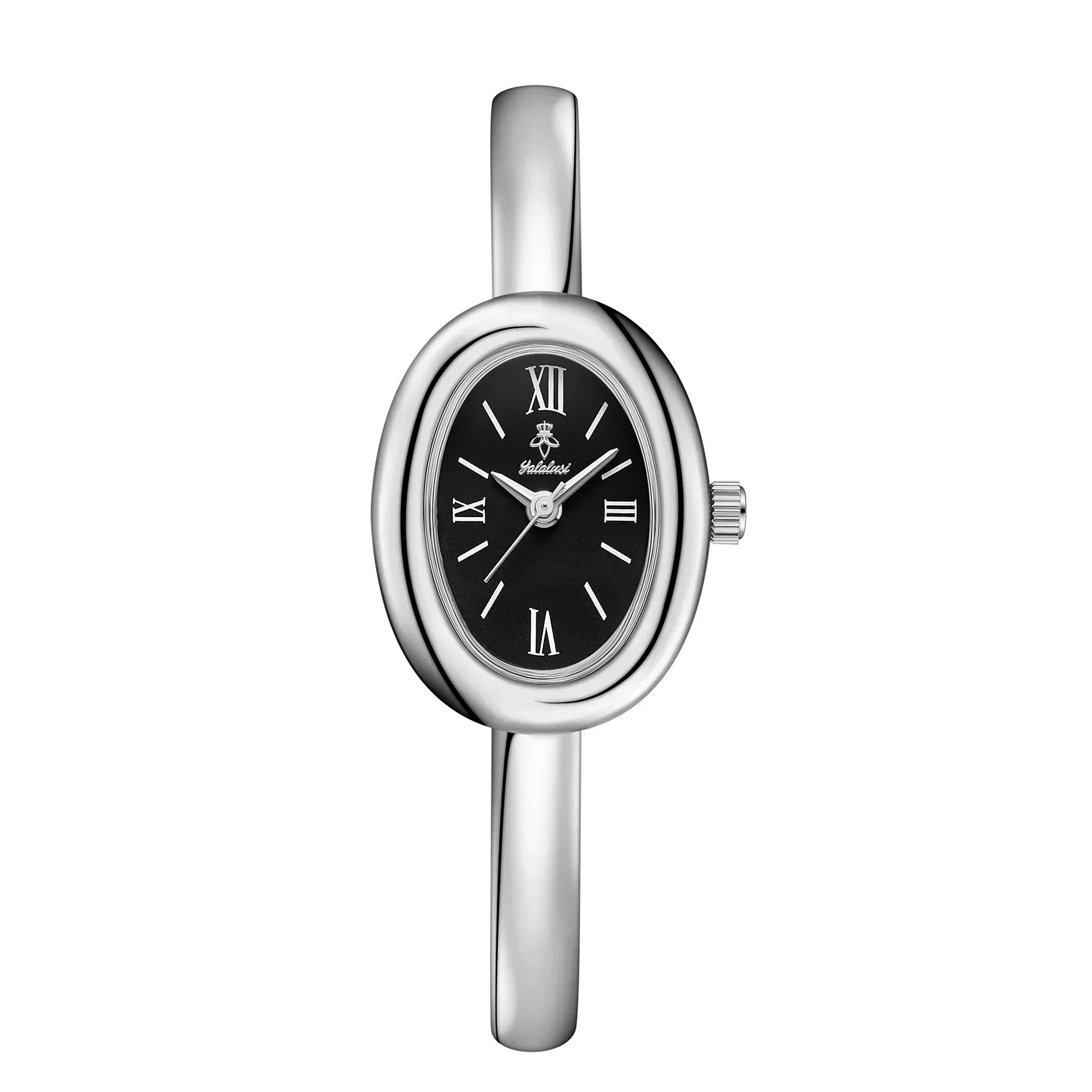 Orologio da polso ovale | Orologio da donna moderno e classico con lussuoso effetto dorato - Lamylie