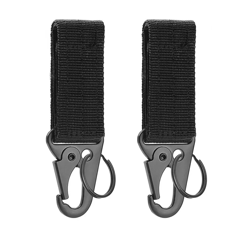 Molle-Schlüsselringhalter-Set – taktische Ausrüstungsclips (2er-Pack) – Lamylie