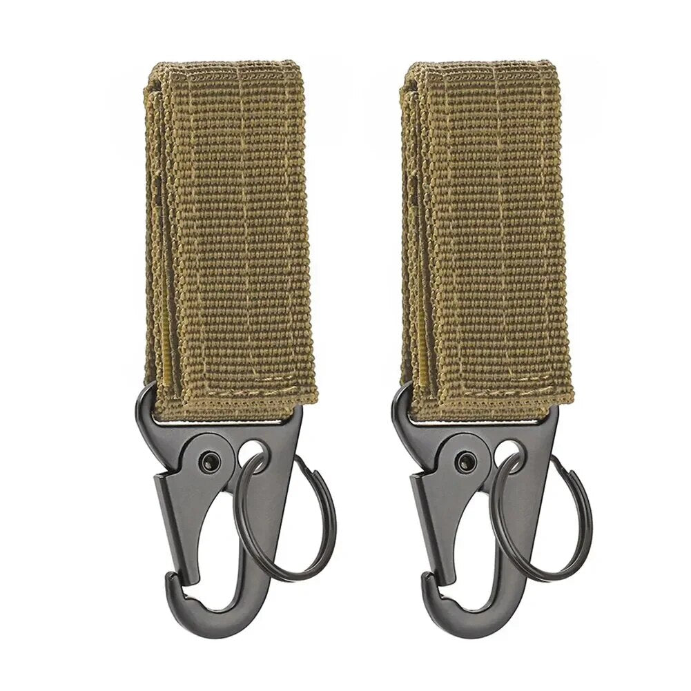 Molle-Schlüsselringhalter-Set – taktische Ausrüstungsclips (2er-Pack) – Lamylie