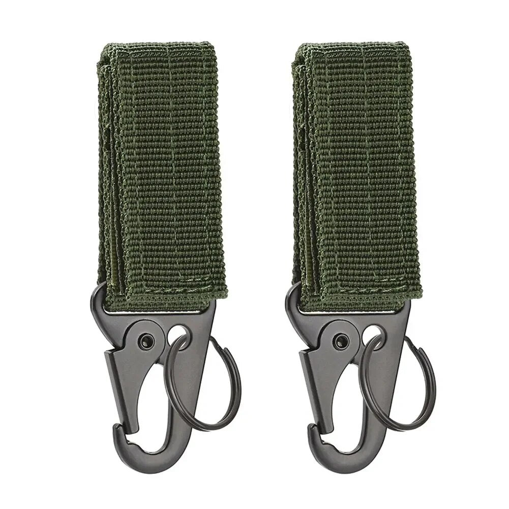 Molle-Schlüsselringhalter-Set – taktische Ausrüstungsclips (2er-Pack) – Lamylie