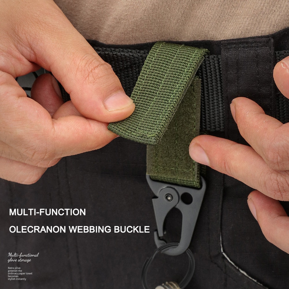 Molle-Schlüsselringhalter-Set – taktische Ausrüstungsclips (2er-Pack) – Lamylie