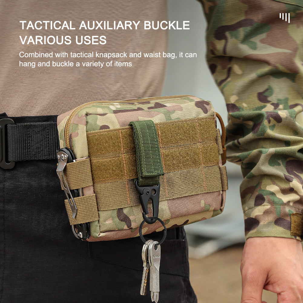 Molle-Schlüsselringhalter-Set – taktische Ausrüstungsclips (2er-Pack) – Lamylie