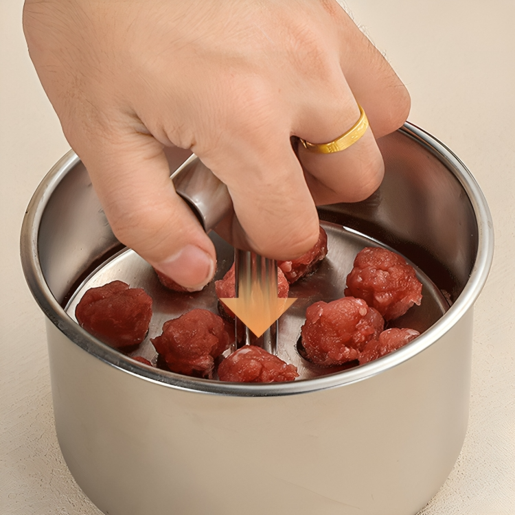 Meatball Maker | Uniform Size | Stainless Steel Cooking Utensil | FlavoForm - Lamylie