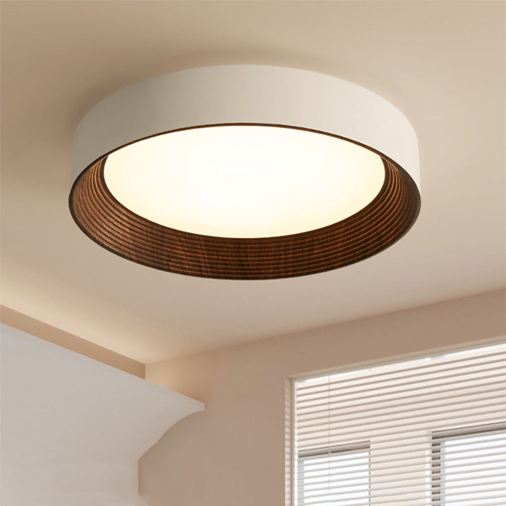 Minimalist Round Low-Profile Ceiling Lamp Bedroom Ceiling Lighting LED - Lamylie
