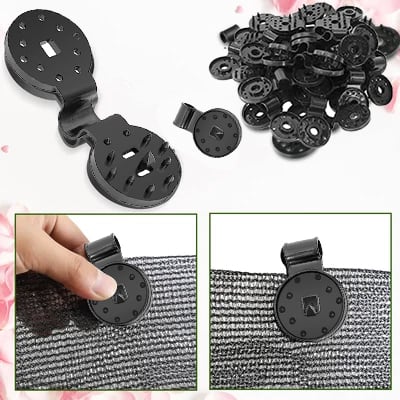 Clips métalliques pour une fixation sûre – Imperméables et résistants au vent – Lamylie