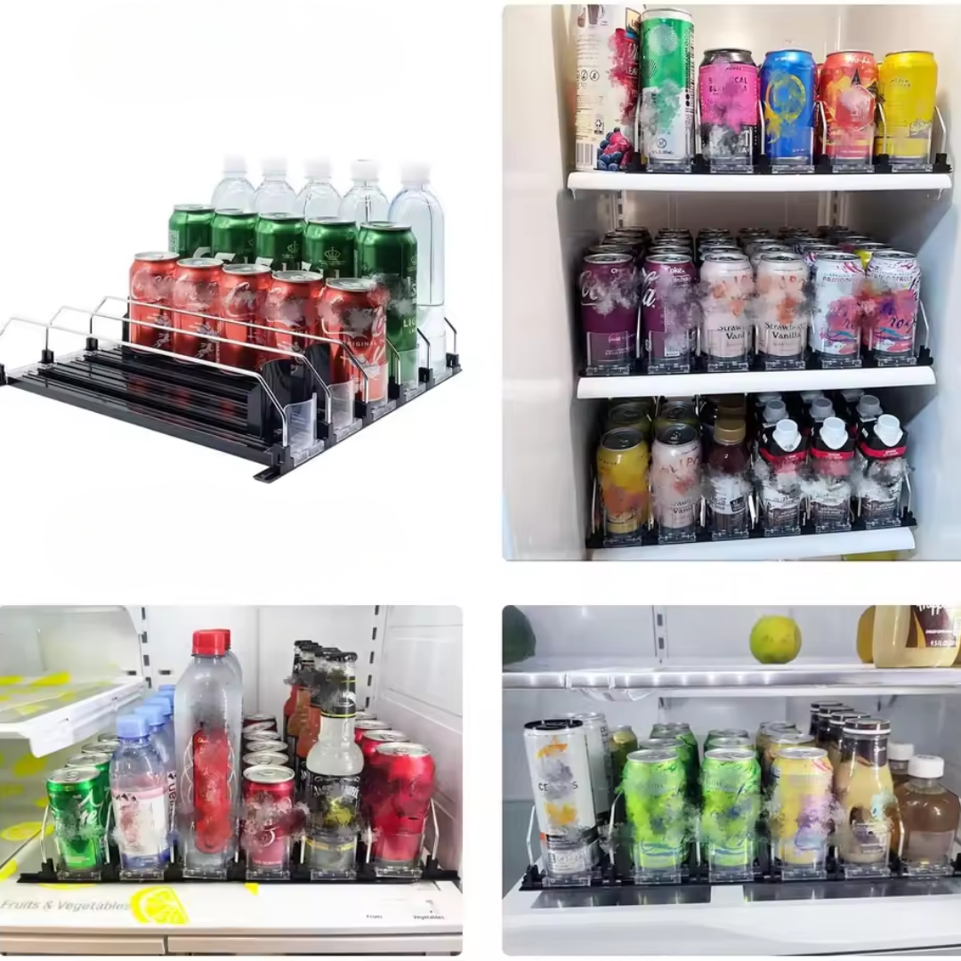 Organizer Chill Glide — Organizza e raggiungi le tue bevande senza fatica! - Lamylie