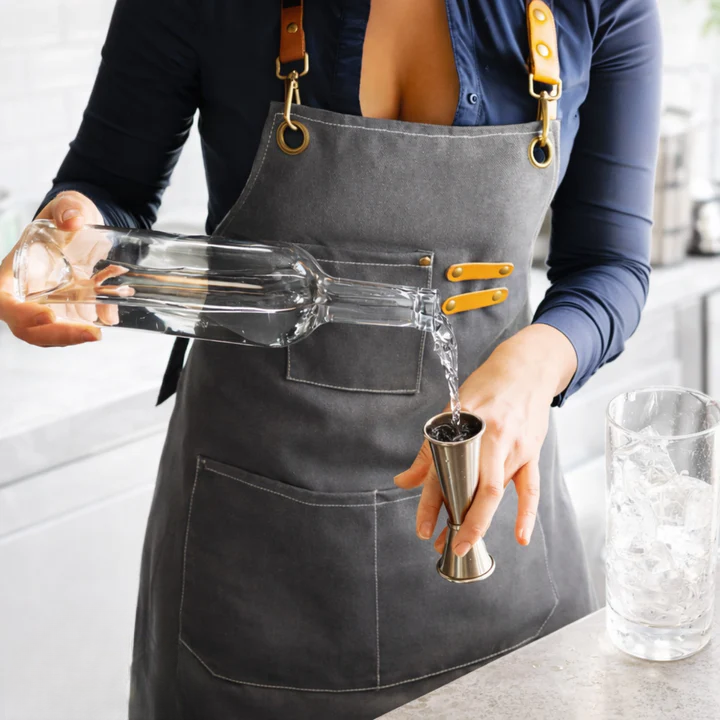 Canvas Craft Apron | Crossback Straps | Tool Accessory Pockets | HandHaven - Lamylie